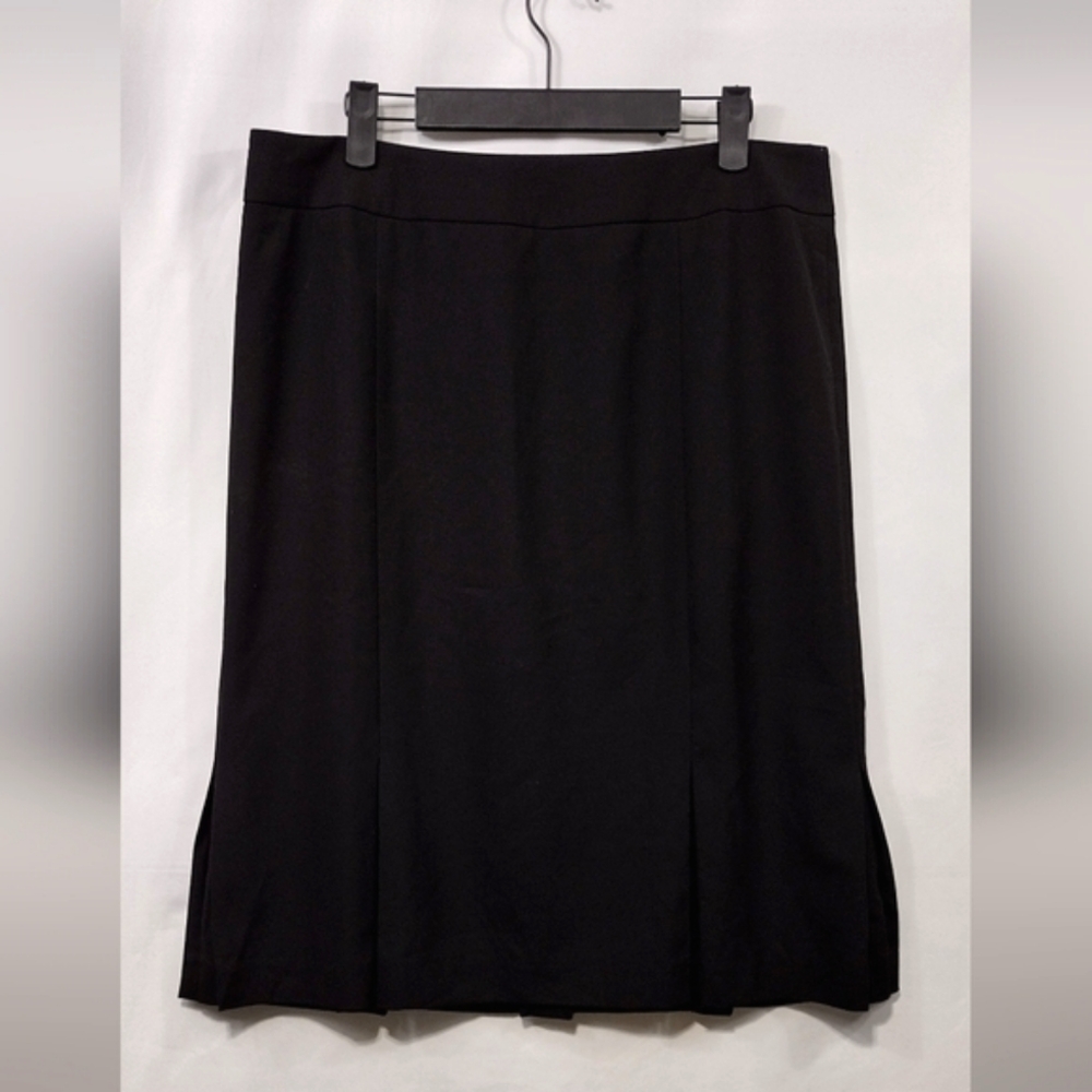 NWT Talbots Office Skirt Women's 10 Black Career Casual Comfy Retro 90s